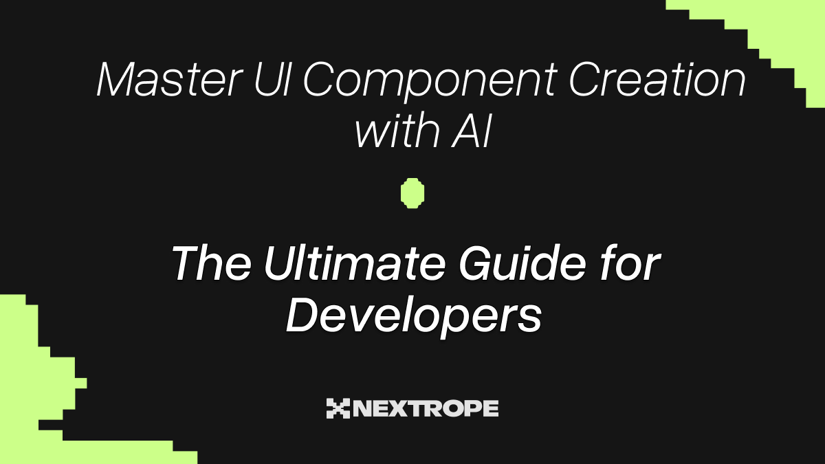 Master UI Component Creation with AI: The Ultimate Guide for Developers