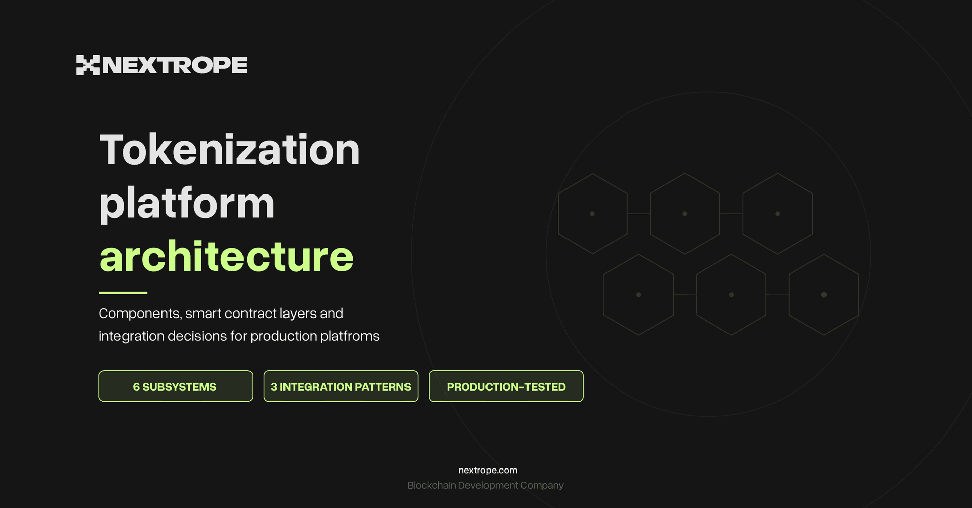 Tokenization architecture: Components, patterns, and integration decisions