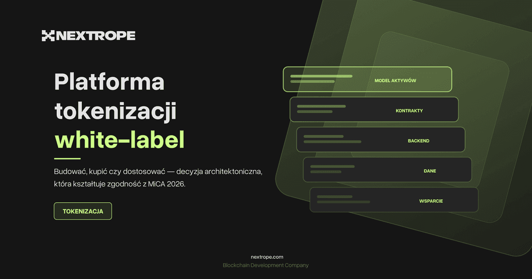 Platforma Tokenizacji w 2026: Budować, Kupić czy Dostosować?