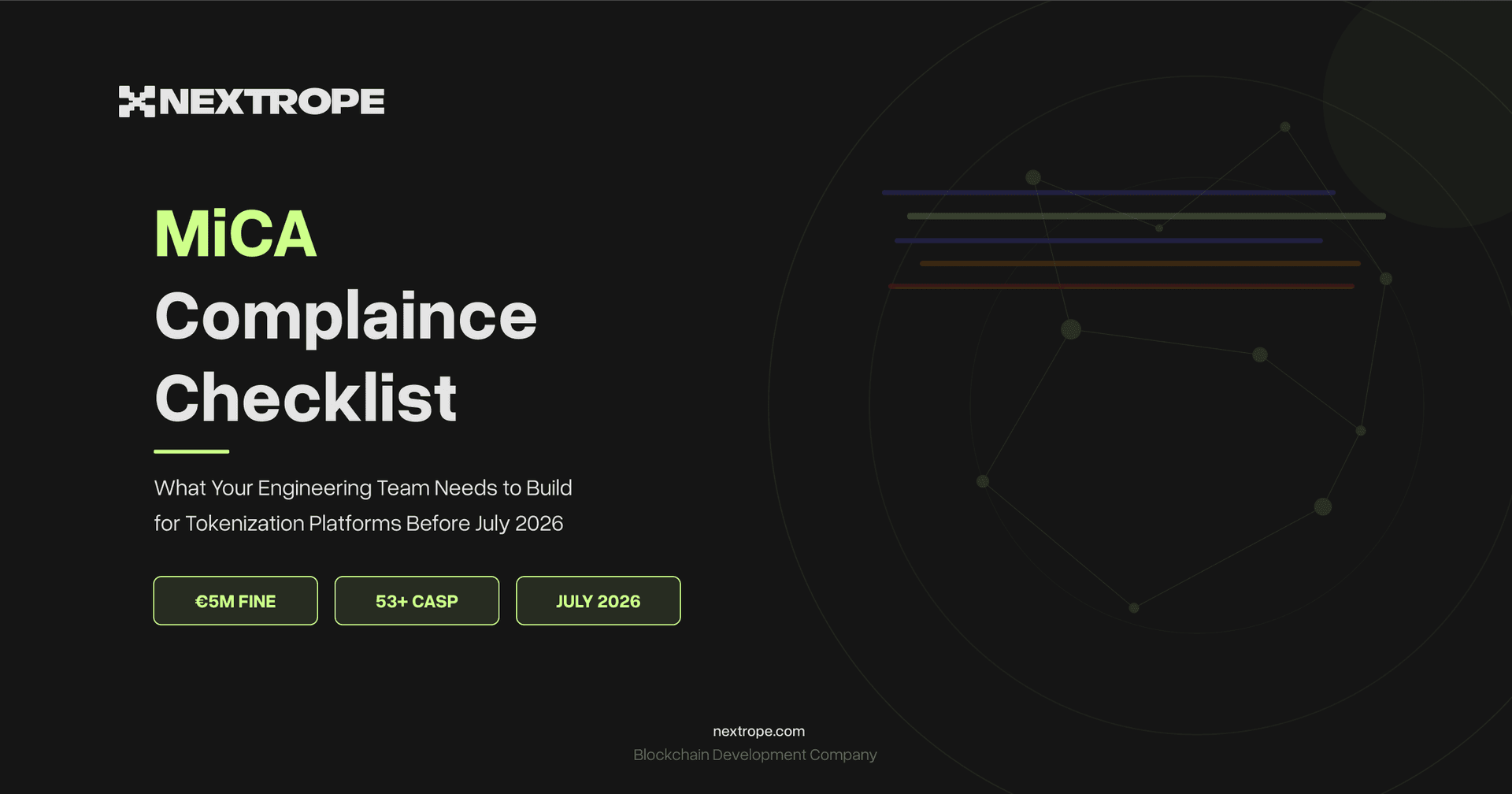 MiCA Compliance Checklist for Tokenization Platforms