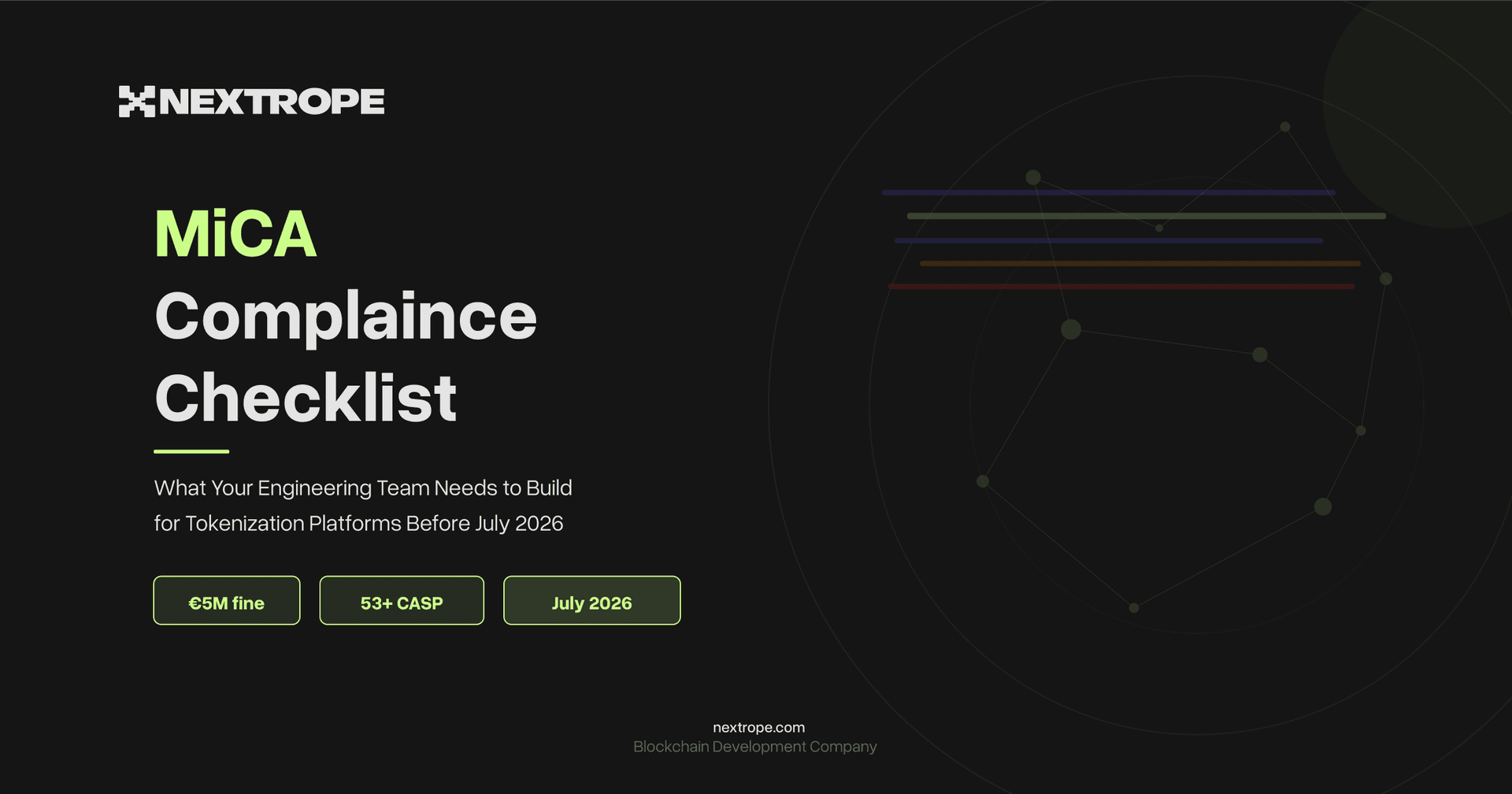 MiCA Compliance Checklist for Tokenization Platforms