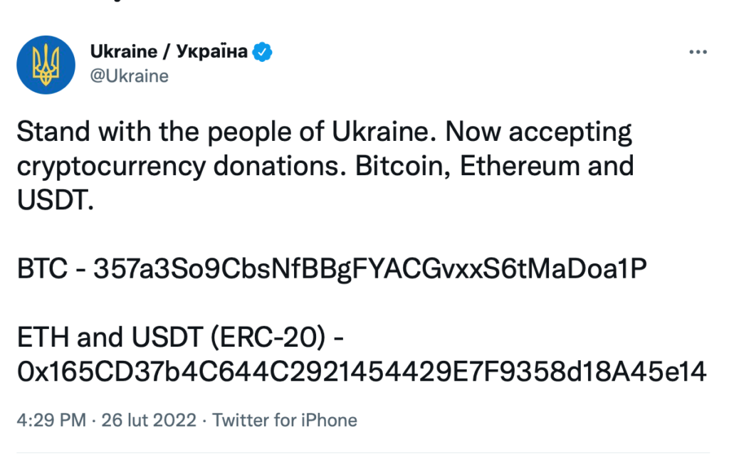 Crypto for Ukraine