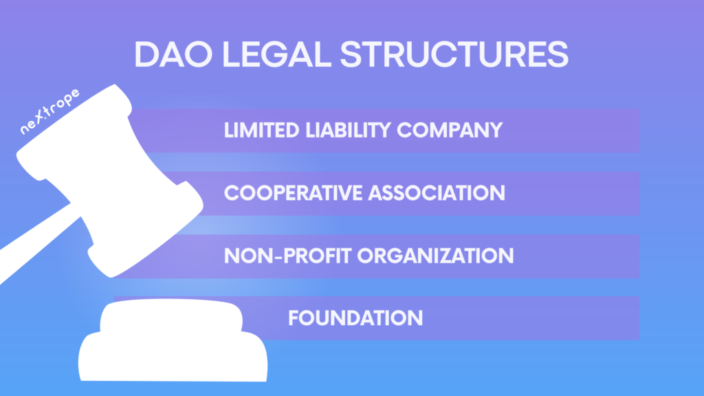 DAO Legal structures