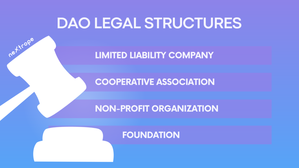 DAO legal structure and regulatory challenges